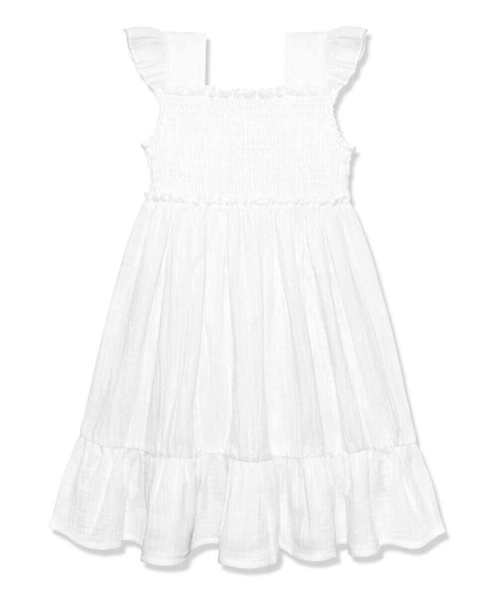 Simply Millie by Millie Loves Lily Smocked Angel-Sleeve A-Line Dress Size 10