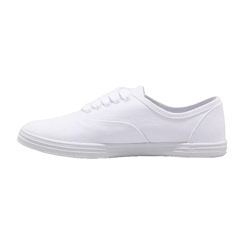 Women's Lunea Lace-Up Sneakers - Universal Thread White 9