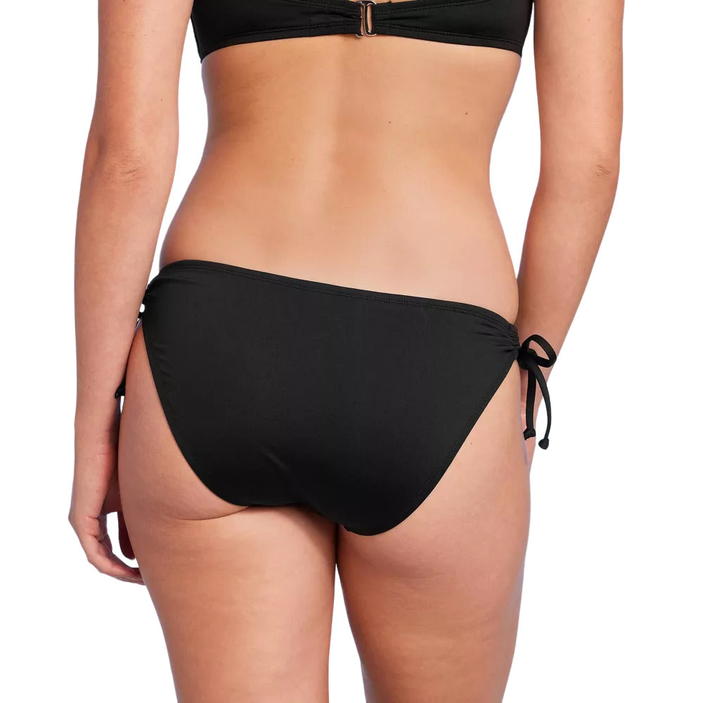 Women's Keyhole Medium Coverage Hipster Bikini Bottom Kona Sol Black L