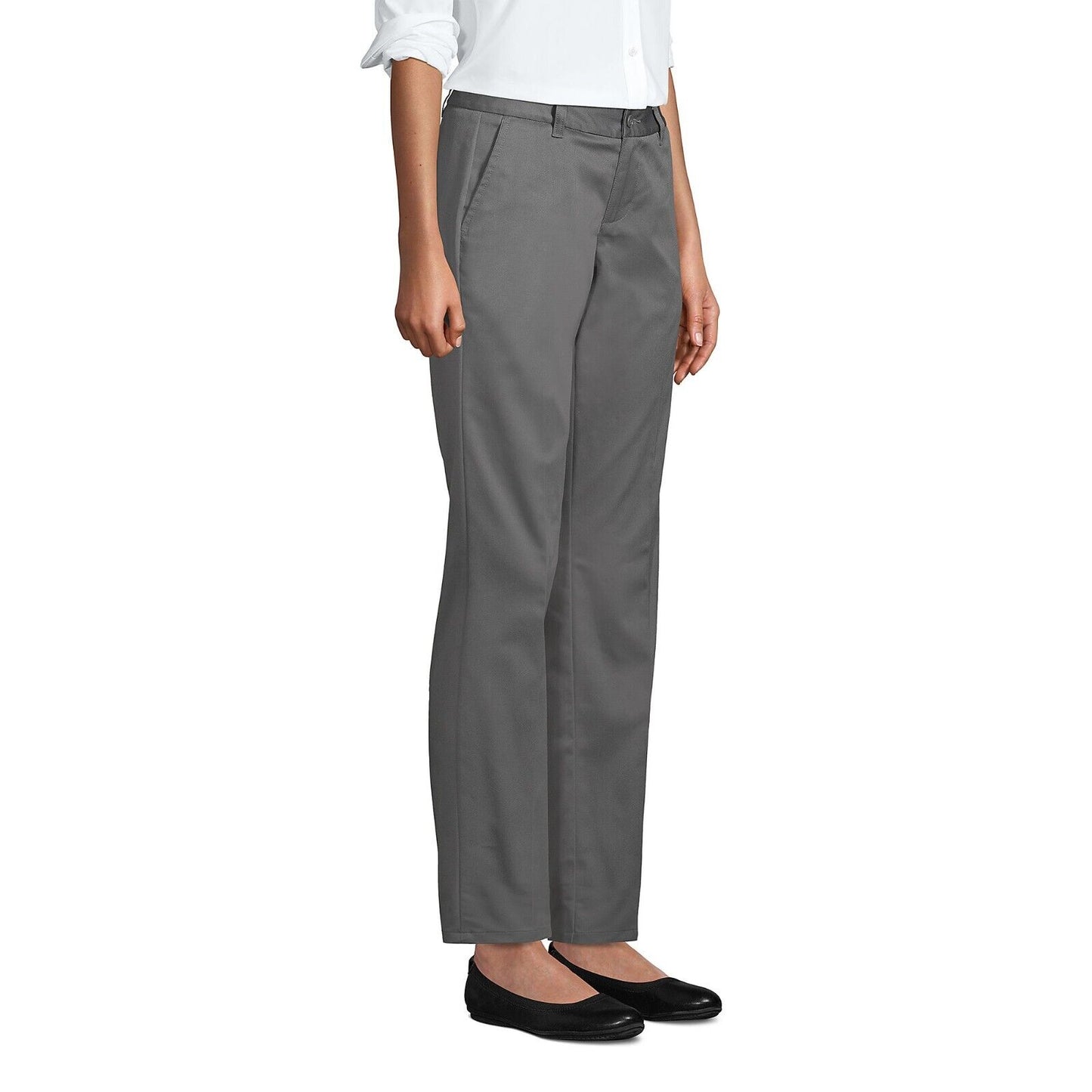 Women's Tall Plain Front Blend Chino Pants size 6