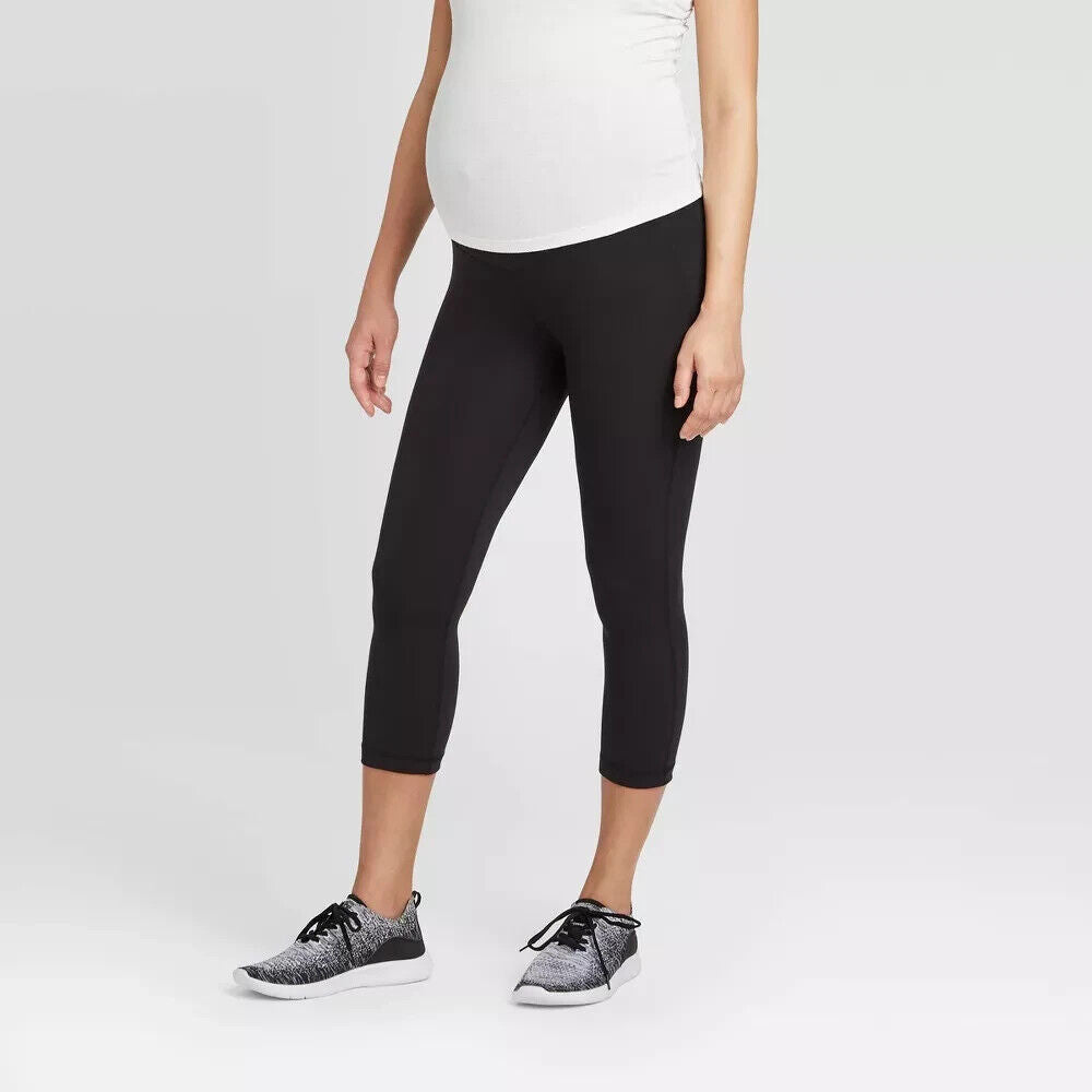 Over Belly Active Capri Maternity Pants - Isabel Maternity by Ingrid & Isabel S