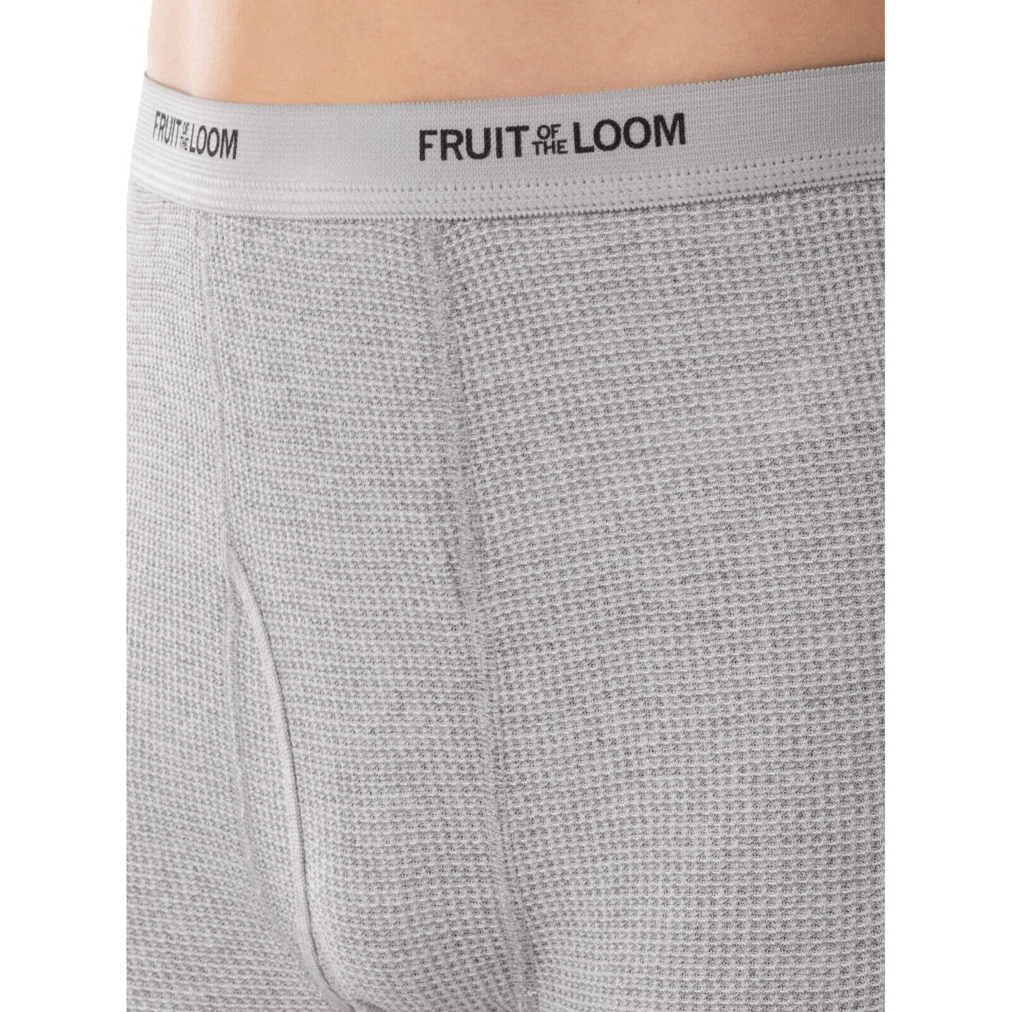 Fruit of the Loom Men's Thermal Waffle Baselayer Underwear Pant XL