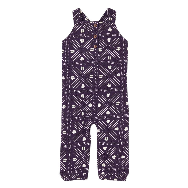 Black History Month Toddler Overalls Blue Abstract 4T