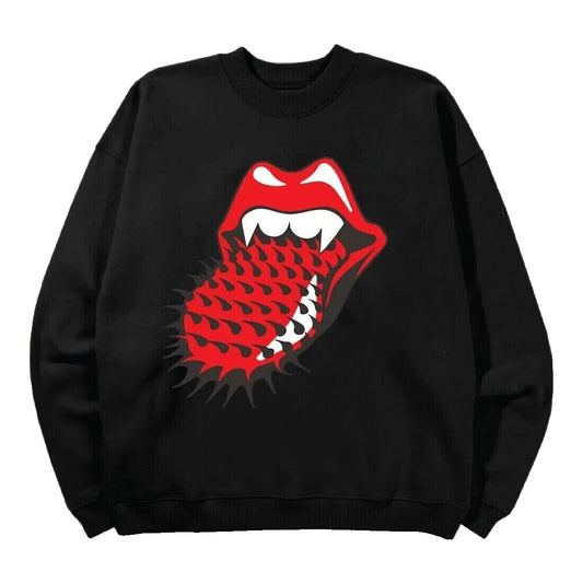 Women's The Rolling Stones Halloween Graphic Sweatshirt Black XS