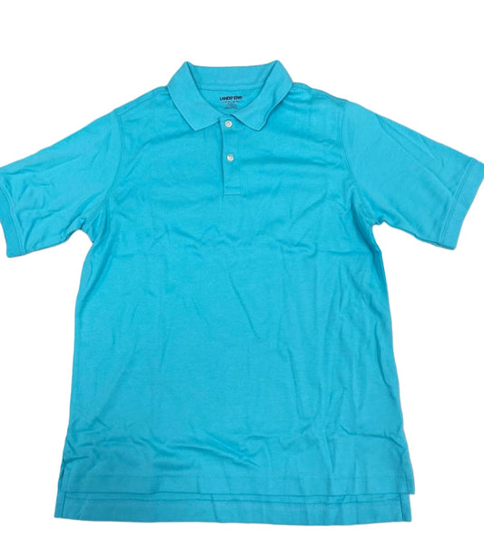 Uniform Kids Short Sleeve Interlock Polo Shirt Size L