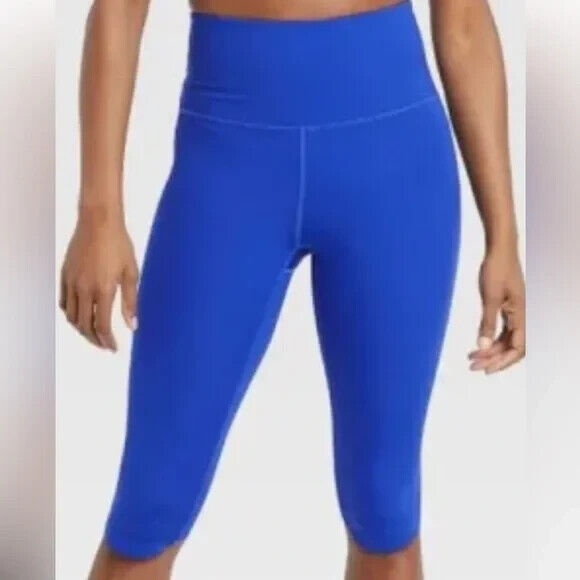 Womens Sculpt Ultra High Rise Cropped Leggings 13 All in Motion Vibrant Blue XL