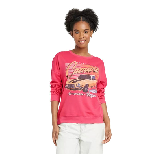 Women's Camaro Graphic Sweatshirt - Red M