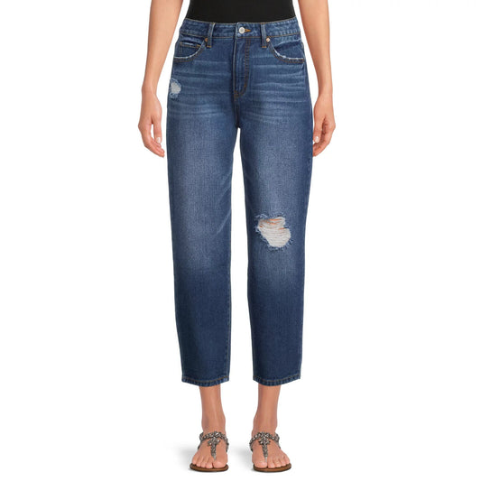 Time and Tru Women's Barrel Jeans