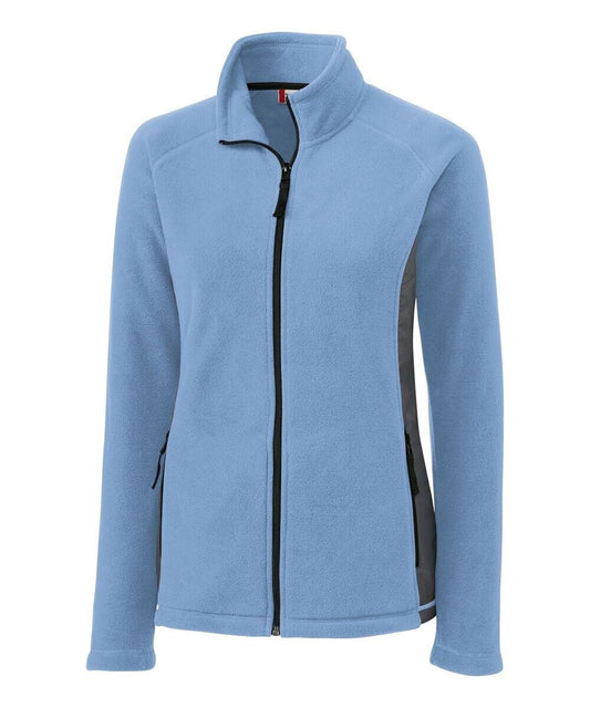 Clique Light Blue Fleece Summit Hybrid Zip Up Jacket Size XXL