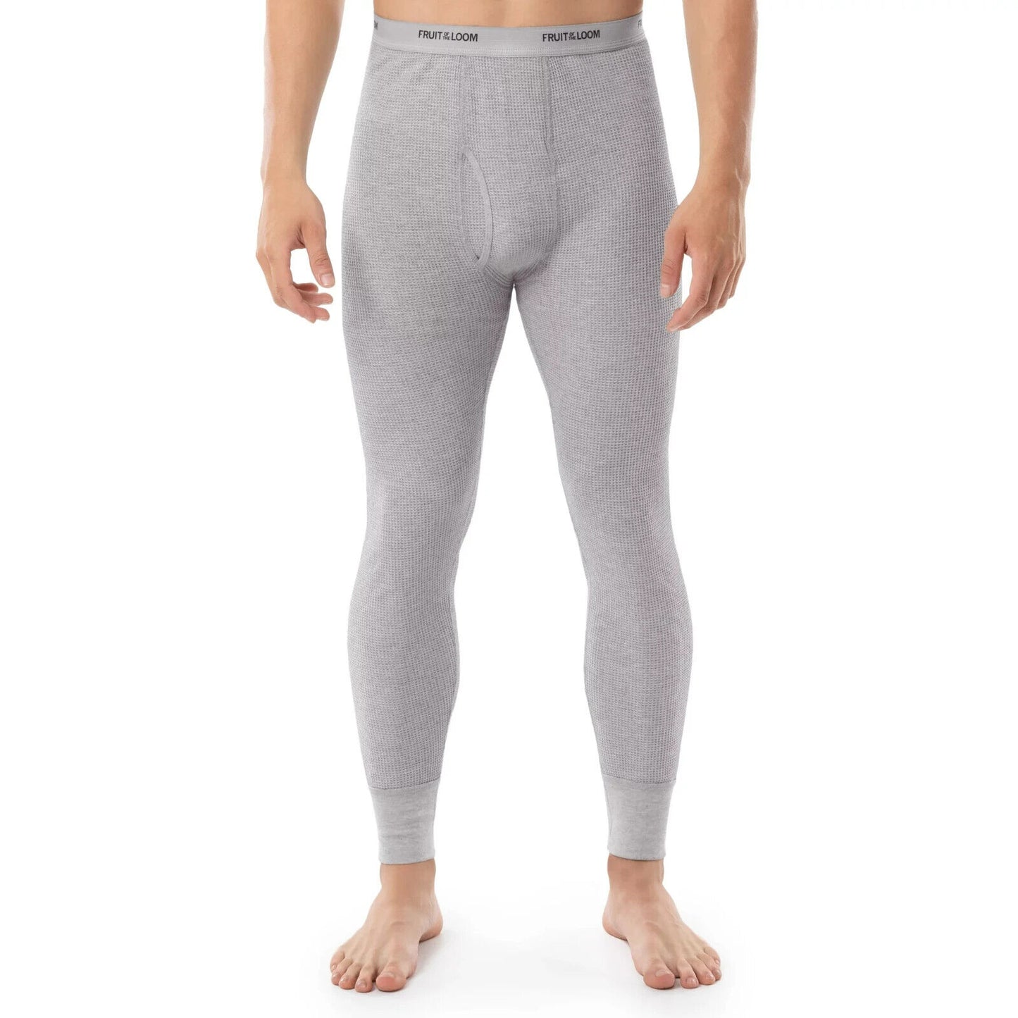 Fruit of the Loom Men's Thermal Waffle Baselayer Underwear Pant XL