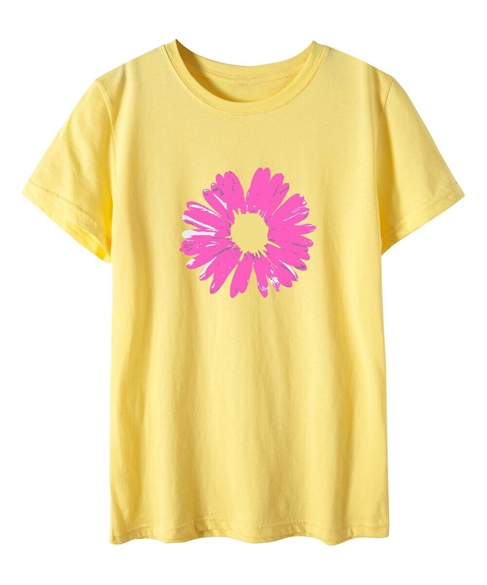 Teedino Yellow Daisy Tee Size 3XL