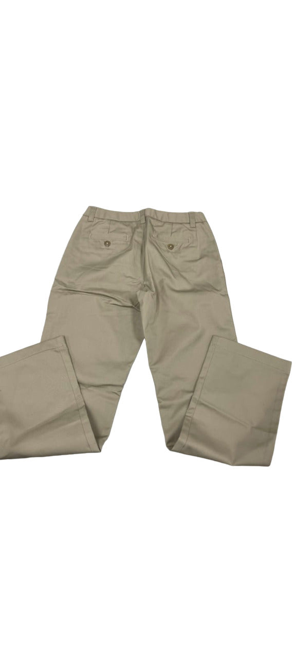 School Uniform Girl's Plain Front Blend Chino Pants Size 14