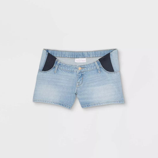 Under Belly Midi Maternity Jean Shorts Isabel Maternity by Ingrid & Isabel 10