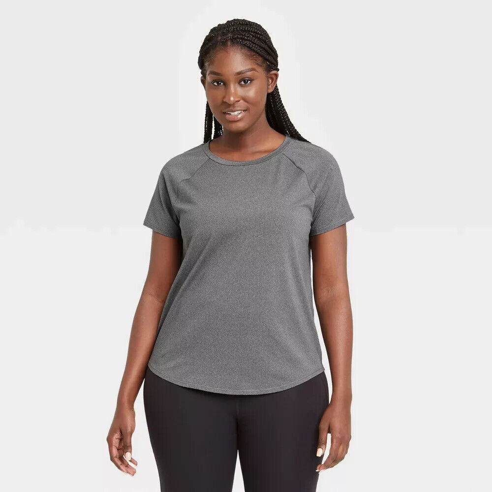 Women's Essential Crewneck Short Sleeve T-Shirt All in Motion XS
