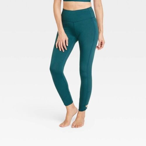 Women's Simplicity Twist High-Rise Leggings All in Motion Teal XS Blue